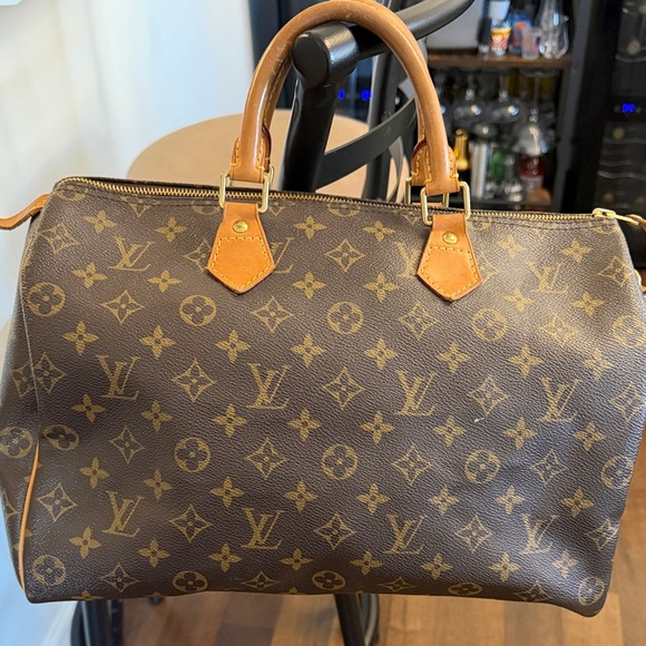Louis Vuitton Handbags - Louis Vuitton Brown and Tan Monogram Satchel